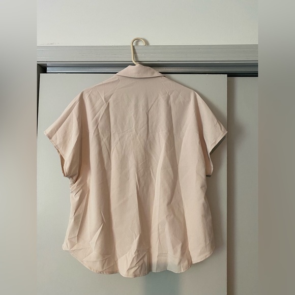 Contrast Lace Batwing Sleeve Shirt - Picture 11 of 11